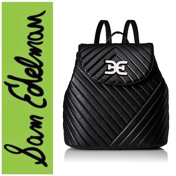 Sam Edelman Handbags - Sam Edelman Quilted Martha Flap Backpack
